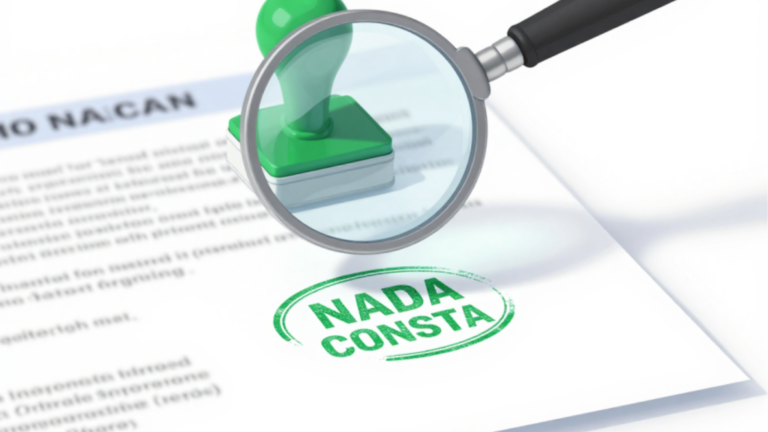 Certidões Negativas (Nada Consta) | Documentos essenciais para não comprar um imóvel cheio de dívidas.