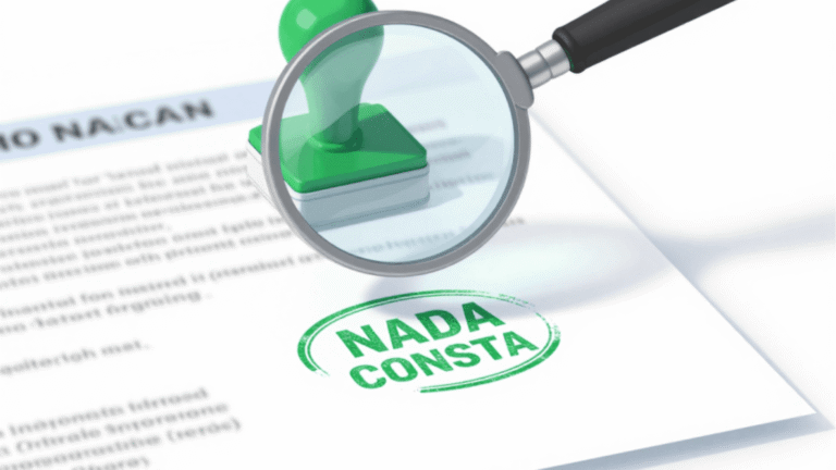 Certidões Negativas (Nada Consta) | Documentos essenciais para não comprar um imóvel cheio de dívidas.